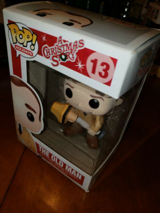Funko Pop Holidays: A Christmas Story The Old Man 13 Vaulted Rare