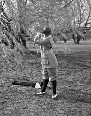 1905 Lady Golfer Leonora Harward 11x14 Photo Vintage Golf Club Course Picture 1