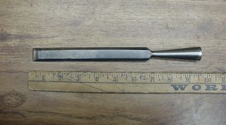 Antique T.  H.  Witherby Bevel Edge Socket Chisel,  3/4 " X 9 - 3/8 ",