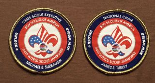 2019 World Scout Jamboree,  Chief Scout Executive And National Chair Woven Patch