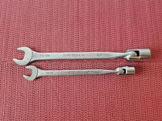 2 S - K Tools Saltus Wrenches,  9/16 " Fc - 18 & 3/4 " Fc - 24 Forged In The Usa