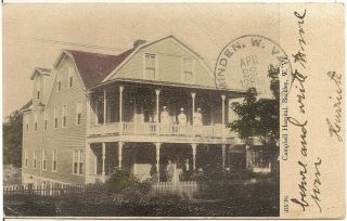 Campbell Hospital In Beckley Wv Postcard 1908