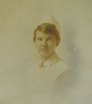 Vintage Portrait Photograph Of Youth In Uniform,  1910 Era,  Hartford,  Ct