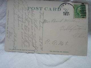 Newton Hamilton Pa Penn,  early postcard 1921 2