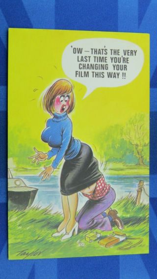 Bamforth Comic Postcard 1960 