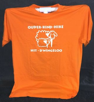 A9262 24th World Scout Jamboree 2019 Dutch Contingent Orange Adult Xl T Shirt