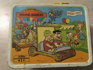 Funtastic World Hanna Barbera Yogi Bear 1977 Vintage Metal Lunchbox No Thermos 2
