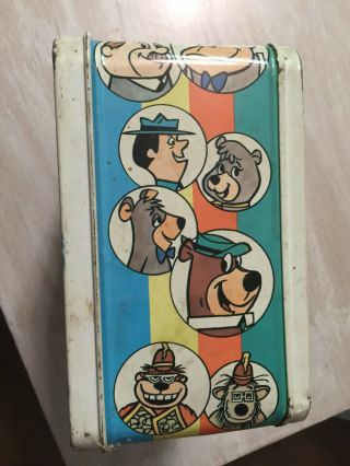 Funtastic World Hanna Barbera Yogi Bear 1977 Vintage Metal Lunchbox No Thermos 5