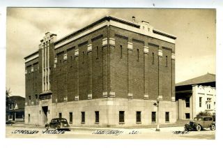 Masonic Temple Real Photo Postcard Moberly Missouri 1930 