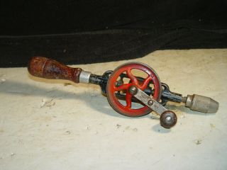 Estate Old Vintage Millers Falls No 5 Woodworking Egg Beater Hand Drill Tool