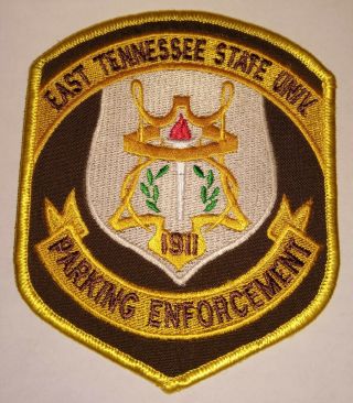 East Tennessee State University Parking Enforcement Patch // Us