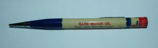 Vintage Ritepoint Mechanical Pencil Illini Motor Oil Winnebago Service Company