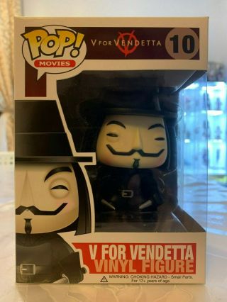 Funko Pop Movies V For Vendetta 100 Authentic (vaulted /)