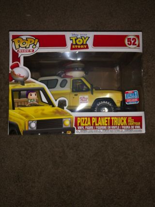 Funko Pop Toy Story Pizza Planet Truck With Buzz Lightyear 2018 Fall Exclusive