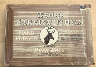 Buck Bros.  No.  306 - 6 Pc.  Wood Carving Tool Set