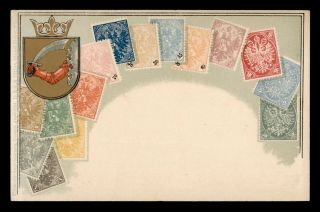 Dr Who Stamps Universal Postal Union Vintage Postcard C77817
