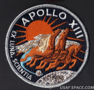 APOLLO 13 LION BROTHERS VINTAGE NASA Hallmarked CLOTH BACK SPACE PATCH 3