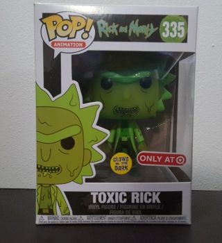 Funko Pop Animation Rick And Morty - Toxic Rick 335 Glow In The Dark Target Excl.