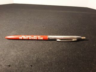 Vintage Advertising Ballpoint Pen First National Bank of Jackson Tennessee 5