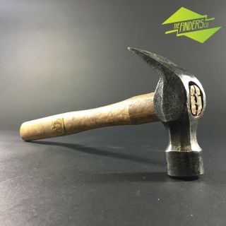 Rare Antique W.  Gilpin Carpenter Claw Hammer 22oz Cast Iron England