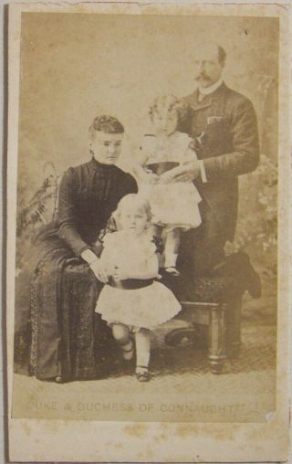 Duke And Duchess Of Connaught,  W/daughters,  Prince Albert,  Son Of Queen Victoria