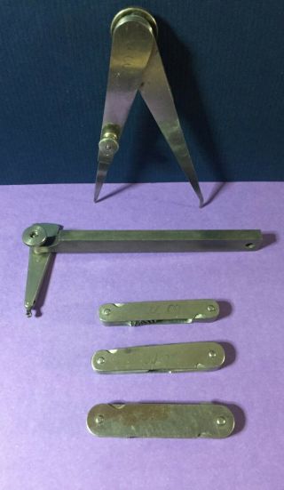 Vintage Machinist Tools Starrett Pitch Gauges Calipers & Ideal Tool Indicators 7