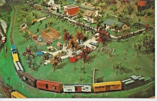 Postcard - Pa - Pennsylvania Strasburg Choo - Choo Barn Railroad Train Unposted