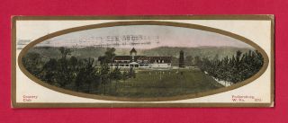 Parkersburg,  Vienna,  Wv Country Club Pc By Art Mfg Co,  Zanesville,  Oh,  1913