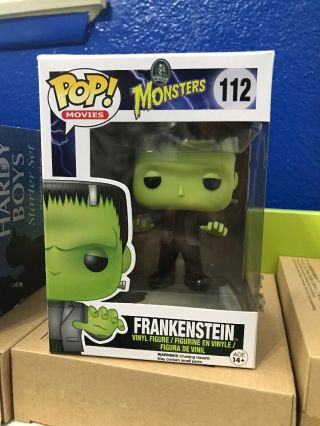 Funko Pop Movies: Universal Monsters Frankenstein 112 Vaulted Htf Mib