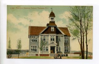 Thornton Ri (cranston) Thornton Grammar School,  People,  1910 Antique Postcard