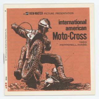 ABC WIDE WORLD OF SPORTS MOTO - CROSS MOTORCYCLE RACE Viewmaster packet B946 3