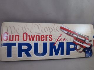 Of 10 Gun Owners For Trump Magnet Bumper Sticker We The People 