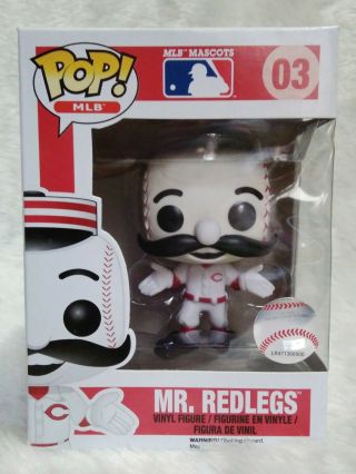 Funko Pop Mlb Mr.  Redlegs Cincinnati Reds Baseball Mascots Vaulted