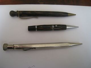 3 Vintage Propelling Pencils All