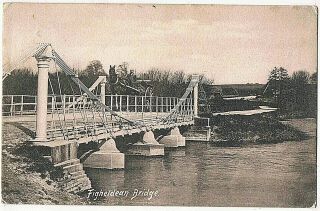 Wiltshire - Figheldean Bridge Over The Avon,  Figheldean Village,  Nr.  Amesbury,  1906