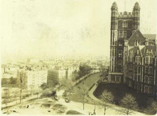 Vintage Photo: City College St Nicholas Terrace Harlem,  York City Looking Se