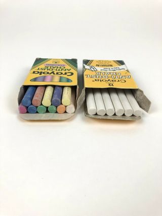 Vintage Crayola Colored White Binney & Smith Chalk School Collectible