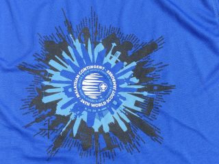 2019 24th World Scout Jamboree Malaysia Contingent Blue Graphic T - Shirt