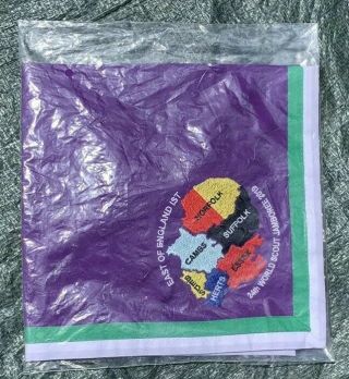 Official 2019 24th World Scout Jamboree Neckerchief Necker East Of England Ist