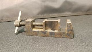 RARE Vintage L.  S.  Starrett Tools Co.  Small Jewelers Vice not Numbered 2