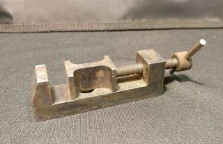 RARE Vintage L.  S.  Starrett Tools Co.  Small Jewelers Vice not Numbered 4