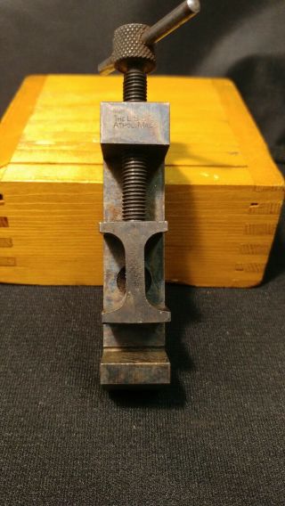 RARE Vintage L.  S.  Starrett Tools Co.  Small Jewelers Vice not Numbered 6
