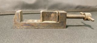 RARE Vintage L.  S.  Starrett Tools Co.  Small Jewelers Vice not Numbered 7