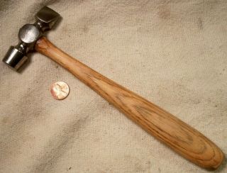 Small Vintage Straight Peen Hammer Handle Tool Read