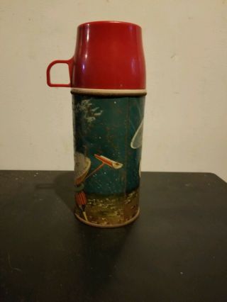 vintage old space Thermos for lunchbox Complete 3