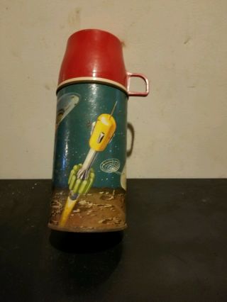 vintage old space Thermos for lunchbox Complete 5