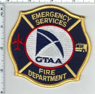 Greater Toronto Airport Authority Fire Dept (canada) Shoulder Patch 1980 
