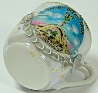 Pacific Ocean Park Santa Monica California Vintage Souvenir Mini Cup Mug Dragon 6