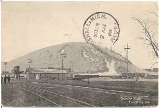 Hoosier Slide In Michigan City In Postcard 1908