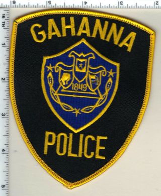 Gahanna Police (ohio) Shoulder Patch From 1991